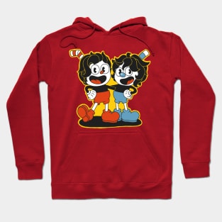 Wolfhard Brothers as Cuphead and Mugman Hoodie